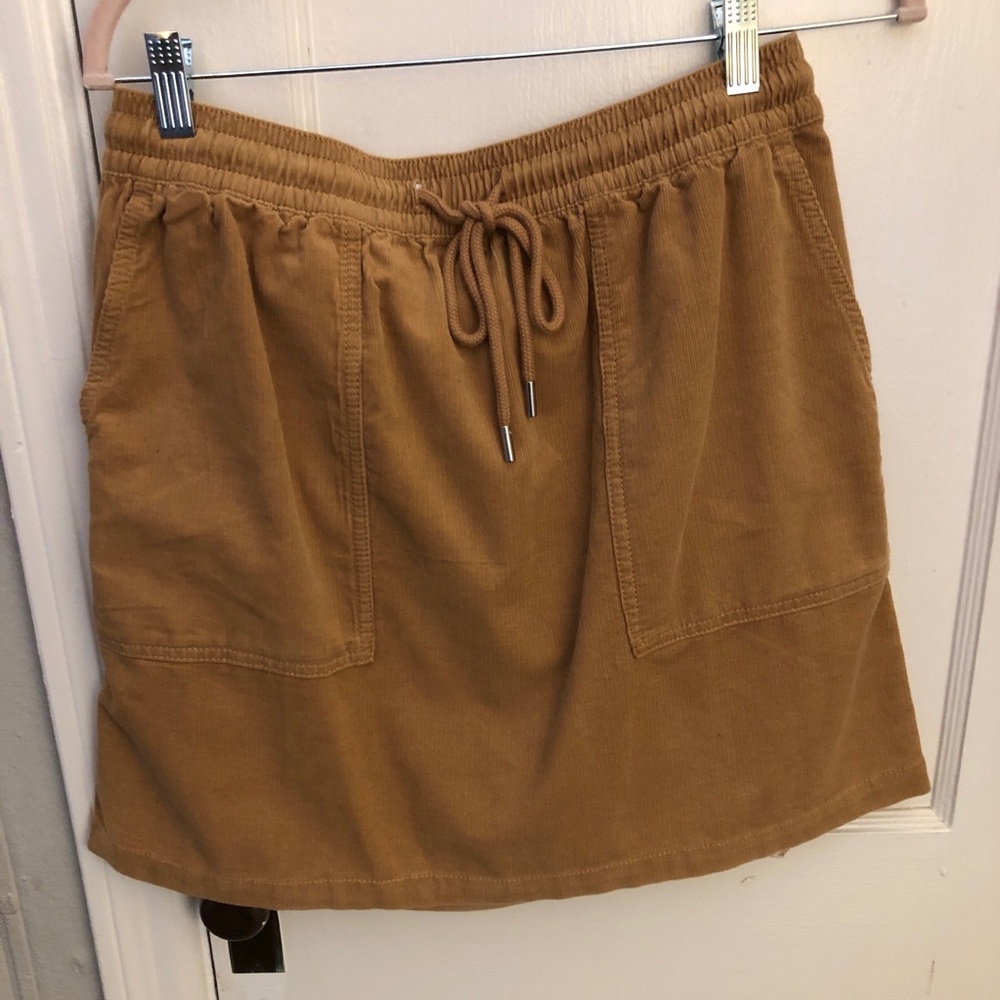 LOFT Brown corduroy skirt